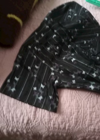 Düğmeli Siyah Desenli Erkek Gömlek - Görsel 4