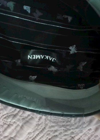 Düğmeli Siyah Desenli Erkek Gömlek - Görsel 7