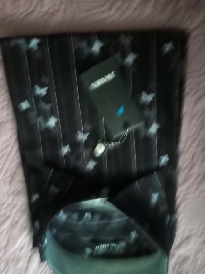 Düğmeli Siyah Desenli Erkek Gömlek - Görsel 3