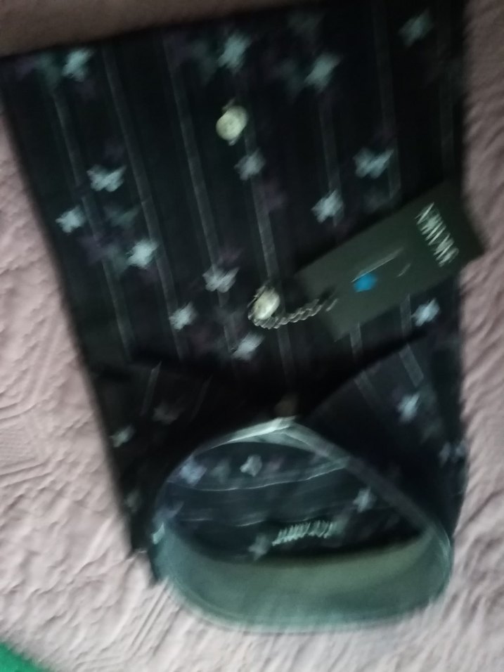 Düğmeli Siyah Desenli Erkek Gömlek - Görsel 2