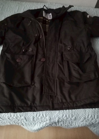 Erkek Siyah Midi Boy Fermuarlı Ceket - Görsel 9