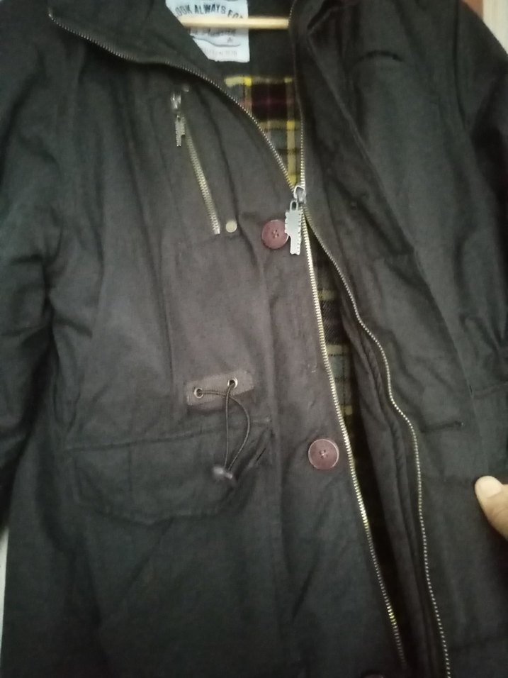 Erkek Siyah Midi Boy Fermuarlı Ceket - Görsel 4