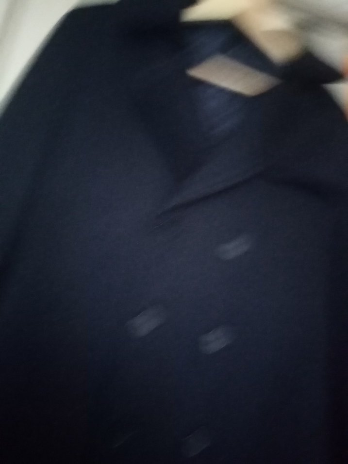 Erkek lacivert Koyu Yün Midi Palto - Görsel 4