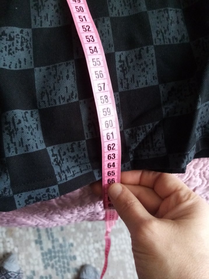 Düğmeli Siyah Kareli Erkek Polo Yaka Tişört - Görsel 3