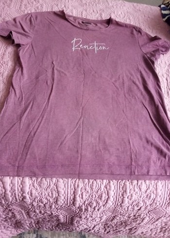 Mavi Baskılı V Yaka Erkek Tişört - Görsel 8