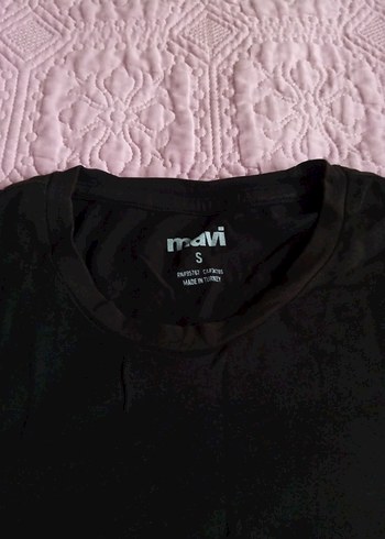 Mavi Baskılı V Yaka Erkek Tişört - Görsel 11