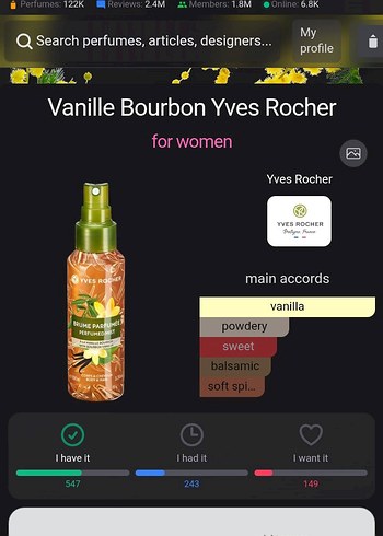 Yves Rocher Bourbon Vanilya Vücut ve Saç Spreyi - Görsel 5