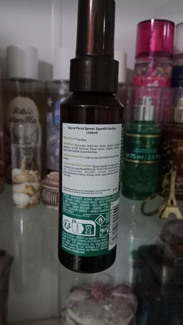 Yves Rocher Bourbon Vanilya Vücut ve Saç Spreyi - Görsel 2