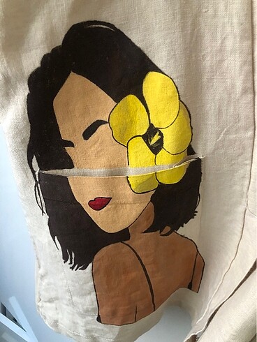 Zara El boyaması kimono
