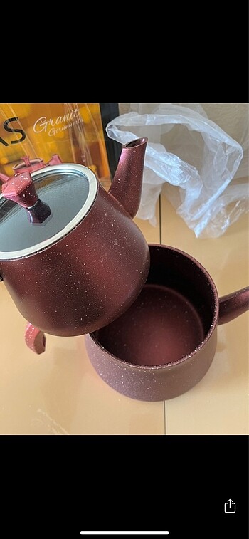 Beden Granit çaydanlık