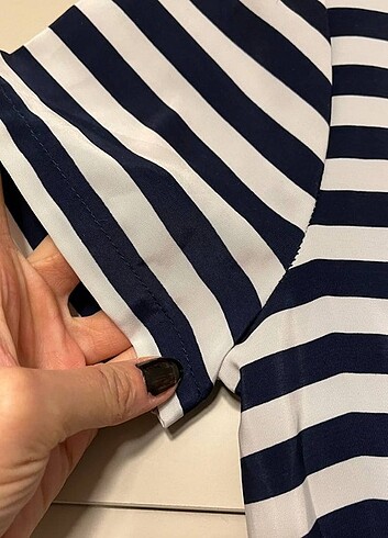 s Beden lacivert Renk Tişört tulum elbise