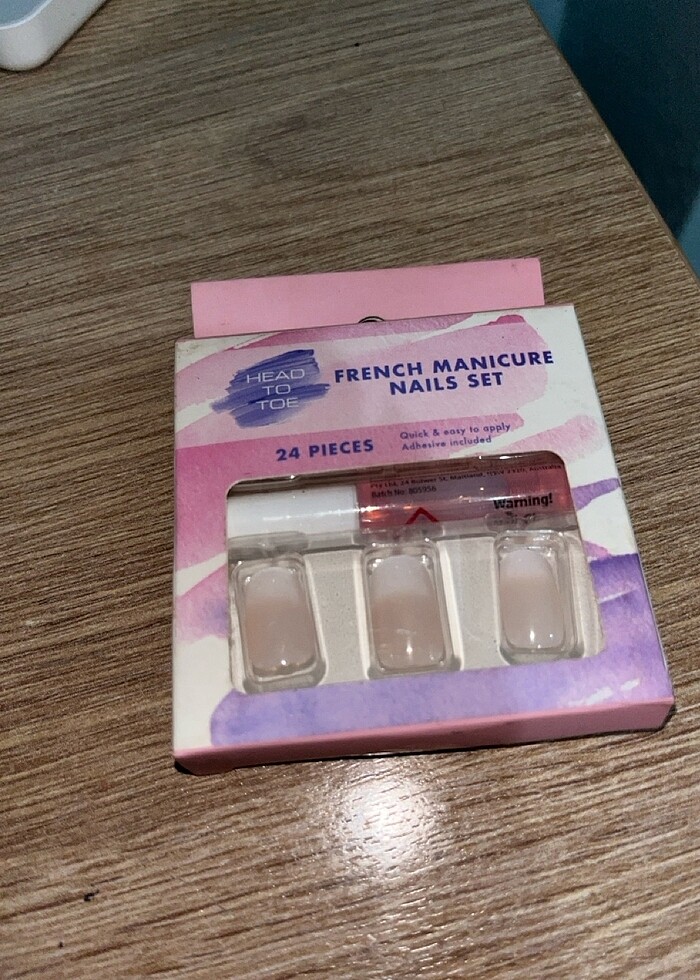 Takma french tırnak - Görsel 2