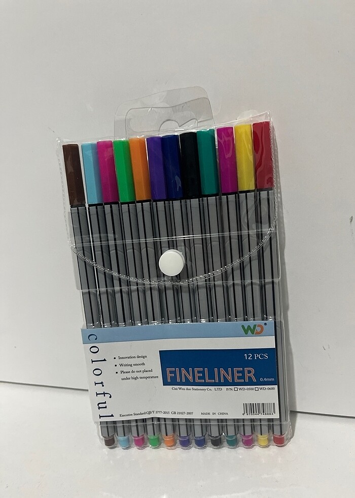 12 renk ince uçlu kalem - Görsel 2
