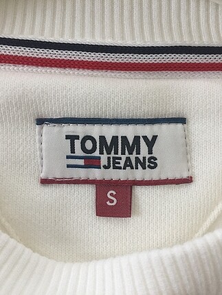 s Beden beyaz Renk Orjinal Tommy Hilfiger sweatshirt