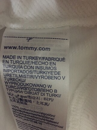 xs Beden beyaz Renk Orijinal Tommy Hilfiger sweatshirt