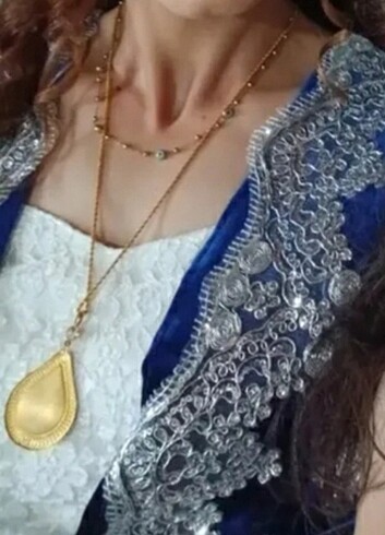 Uzun Kollu Beyaz A-Line Gelinlik - Görsel 14