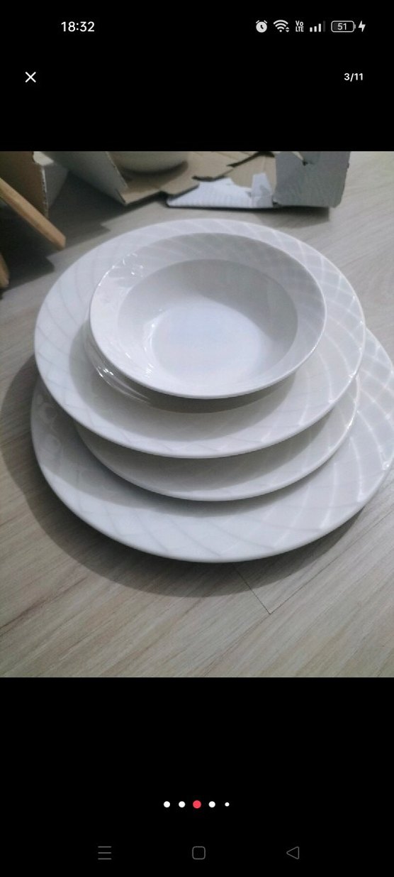 Güral Porselen Beyaz Yemek Takımı - Görsel 3