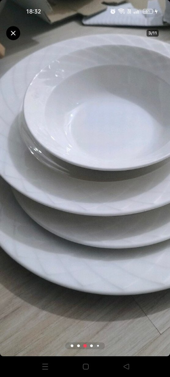 Güral Porselen Beyaz Yemek Takımı - Görsel 4