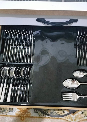 Beyaz Kutulu Çatal Kaşık Takımı - Görsel 5