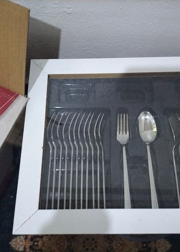 Beyaz Kutulu Çatal Kaşık Takımı - Görsel 13