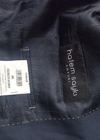 Erkek Siyah Regular Fit Ofis Takım Elbise Ceketi - Görsel 6