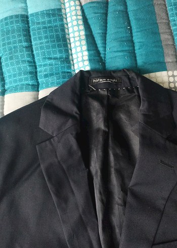 Erkek Siyah Regular Fit Ofis Takım Elbise Ceketi - Görsel 4