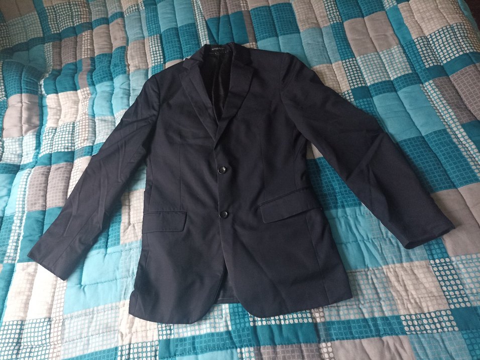 Erkek Siyah Regular Fit Ofis Takım Elbise Ceketi - Görsel 2