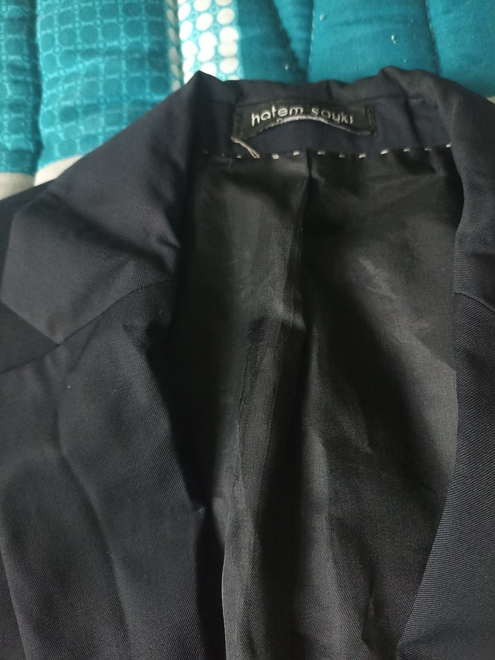 Erkek Siyah Regular Fit Ofis Takım Elbise Ceketi - Görsel 3