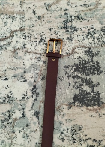Minimalist Bordo Bayan Kemer