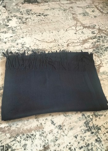 Hazır Şal Püsküllü Gri Kadın Şal - Görsel 9