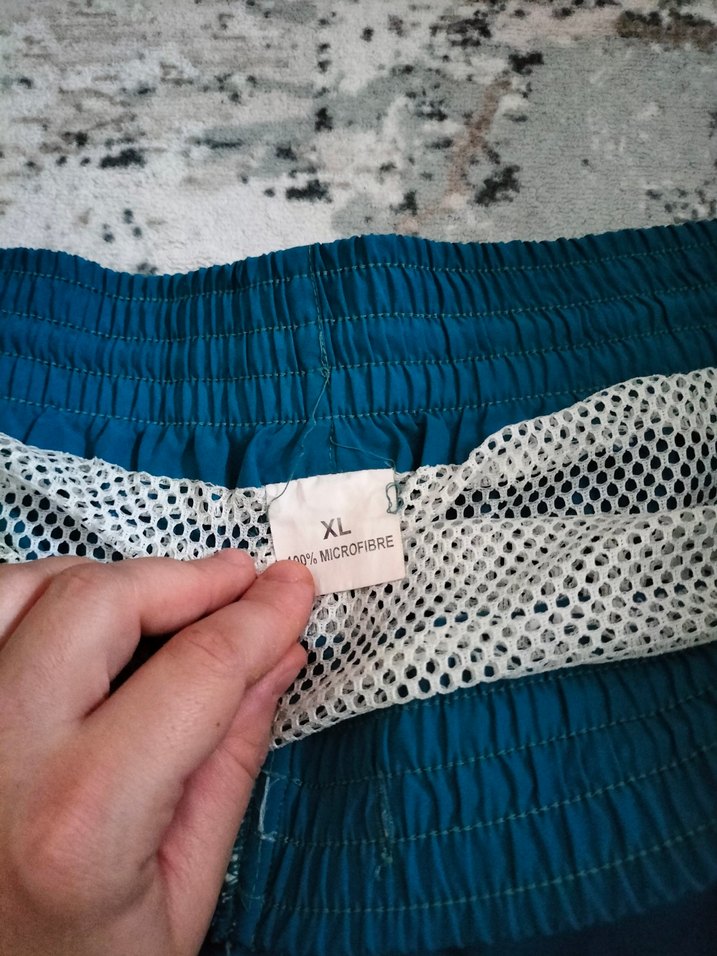 Kemerli Lacivert Mini Erkek Şort - Görsel 3