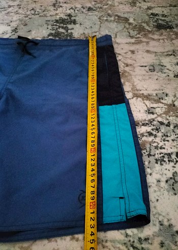 Erkek Mavi Kemerli Spor Şort - Görsel 7