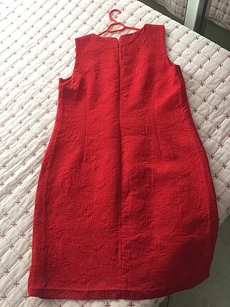 46 Beden kırmızı Renk Elbise