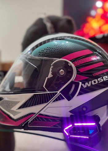 Kadın/Erkek çift kask takımı sıfır ayarında - Görsel 2