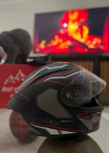 Kadın/Erkek çift kask takımı sıfır ayarında - Görsel 5