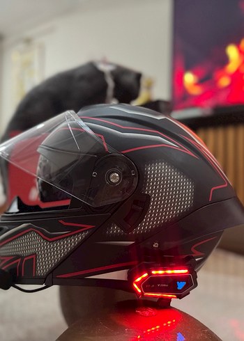 Kadın/Erkek çift kask takımı sıfır ayarında - Görsel 4