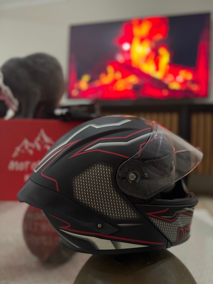 Kadın/Erkek çift kask takımı sıfır ayarında - Görsel 5