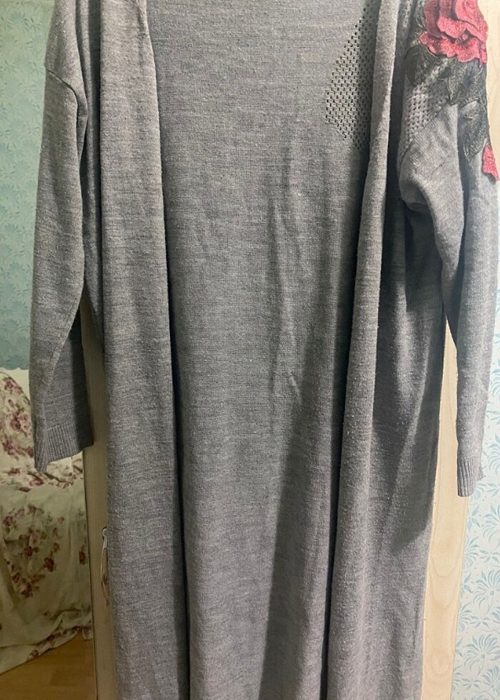 Ince triko hırka - Görsel 2