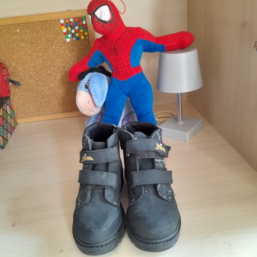 Erkek Çocuk Spiderman Fermuarlı Bot - Görsel 2