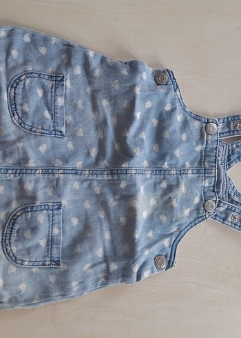 Kız Çocuk Gri Keten Elbise - Görsel 5