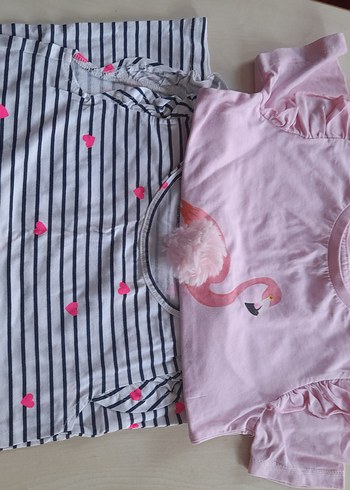 Kız Çocuk Gri Keten Elbise - Görsel 13