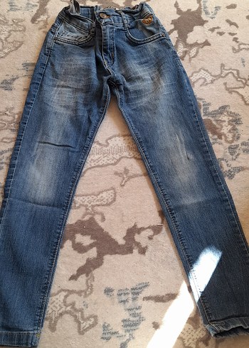 Erkek Çocuk Mavi Denim Pantolon - Görsel 6