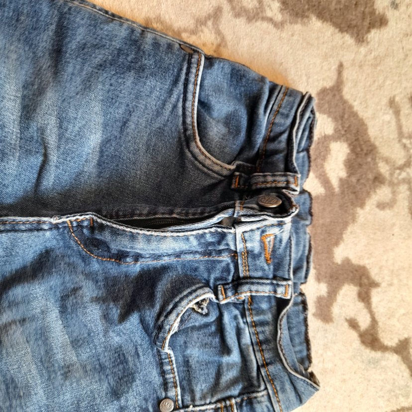 Erkek Çocuk Mavi Denim Pantolon - Görsel 2