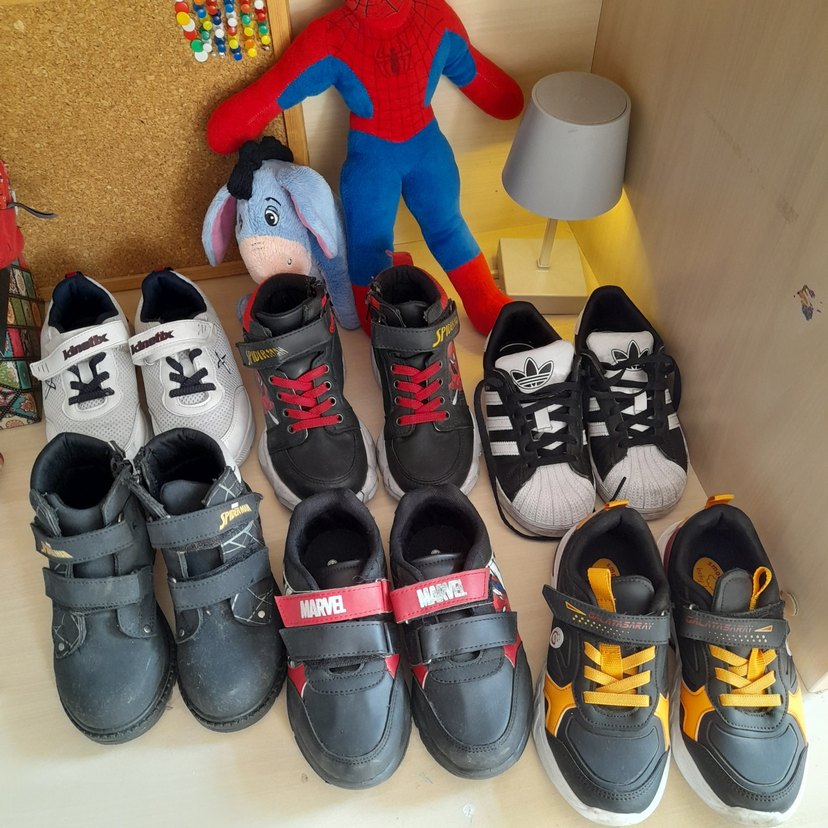 Beyaz Erkek Çocuk Spor Ayakkabısı - Görsel 4