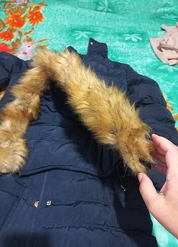 m Beden lacivert Renk Bayan şişme mont