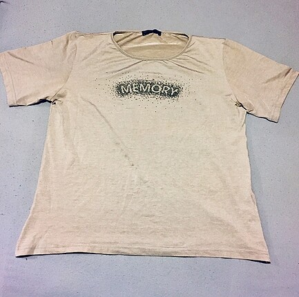 Diğer Parıltılı tüy gibi kumaş tshirt