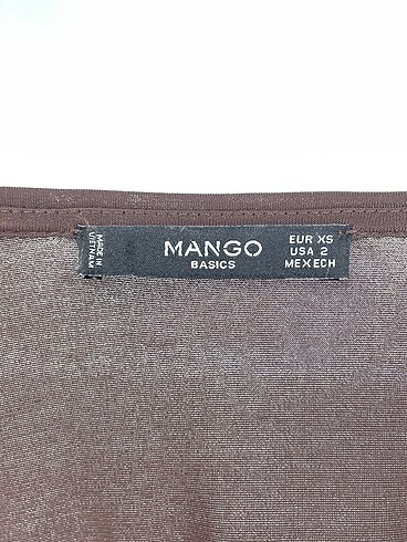xs Beden kahverengi Renk Mango Kısa Elbise %70 İndirimli.