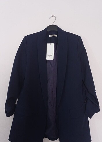  Lacivert blazer ceket 