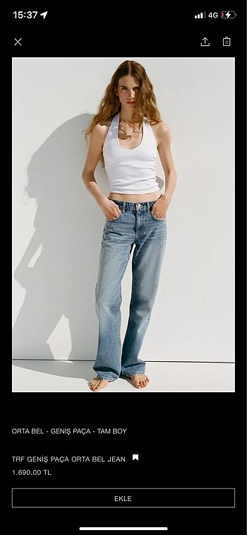 zara wide leg jean
