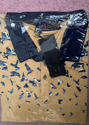 Sarı Desenli Erkek Polo Pijama Takımı - Görsel 2